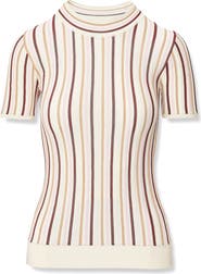 rag & bone Victoria Stripe Rib Knit Top