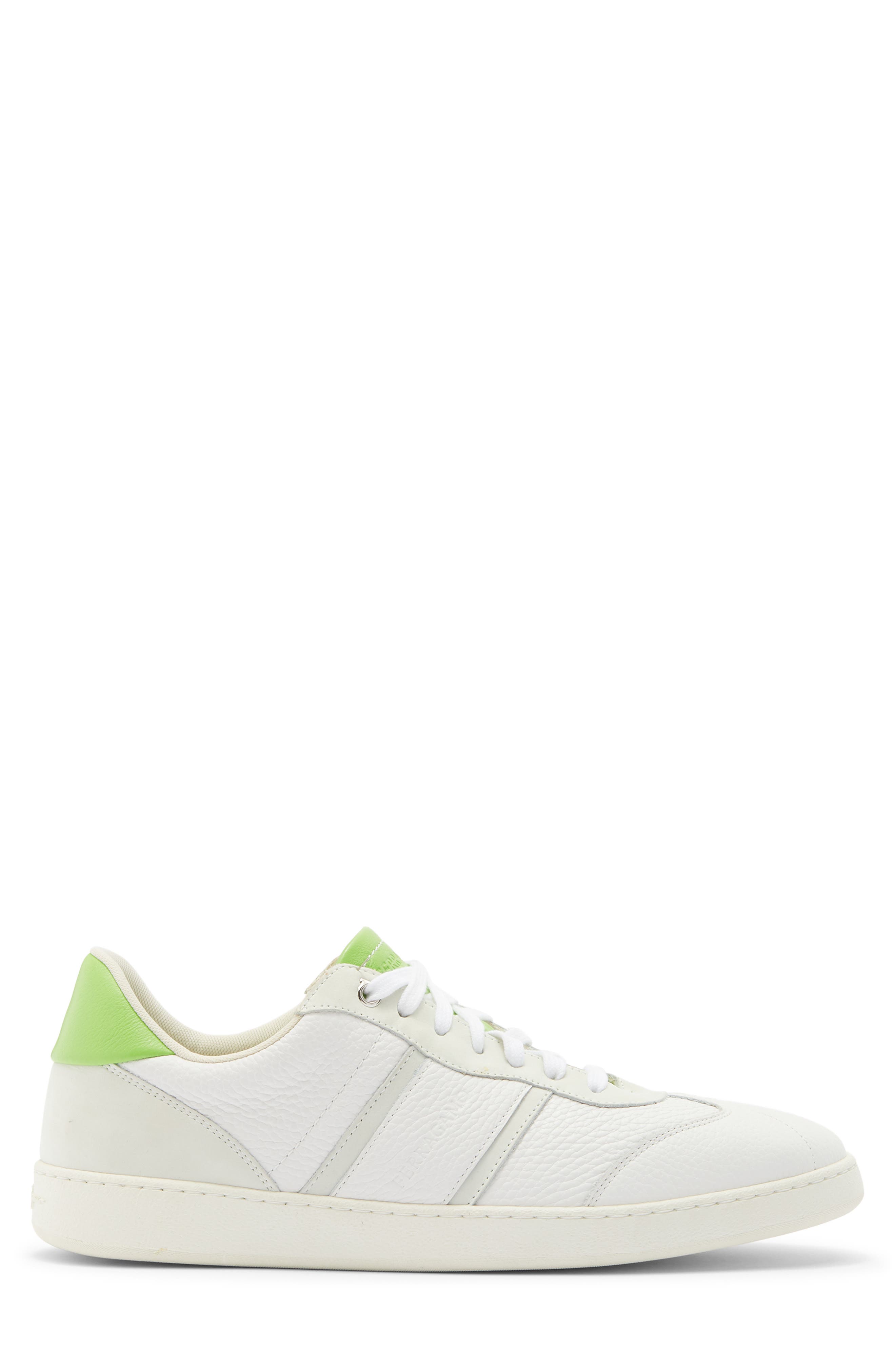 FERRAGAMO Achille 1 Low Top Sneaker, Alternate, color, Green
