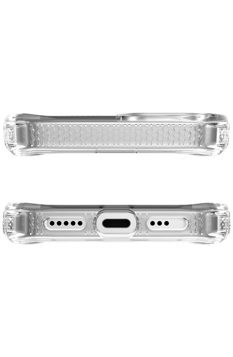ITSkins Hybrid_R Clear MagSafe Case for Apple iPhone 16e / iPhone 15 / iPhone 14 / iPhone 13, Alternate, color, Clear