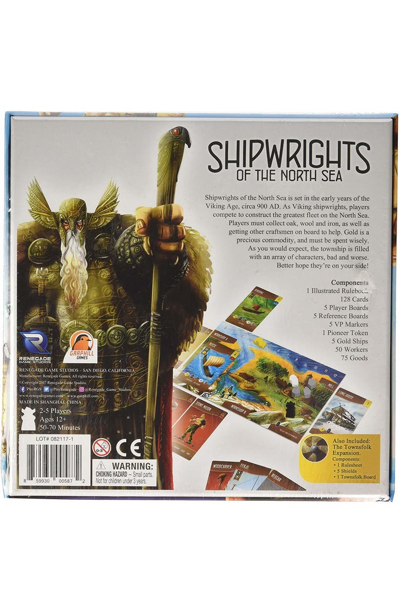 Renegade Game Studios Shipwrights of the North Sea Game, Alternate, color, Multicolored