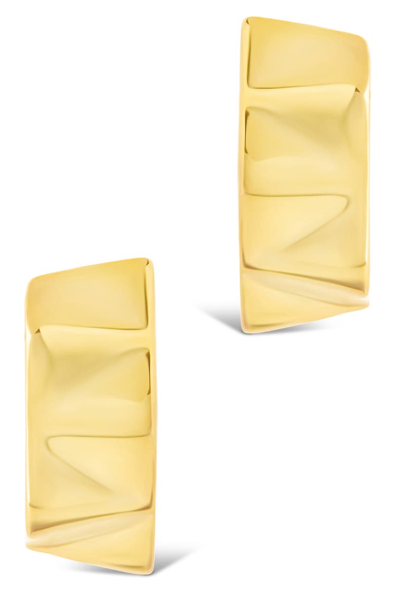 Ginevra Bolt Hoop Earrings, Alternate, color, GOLD