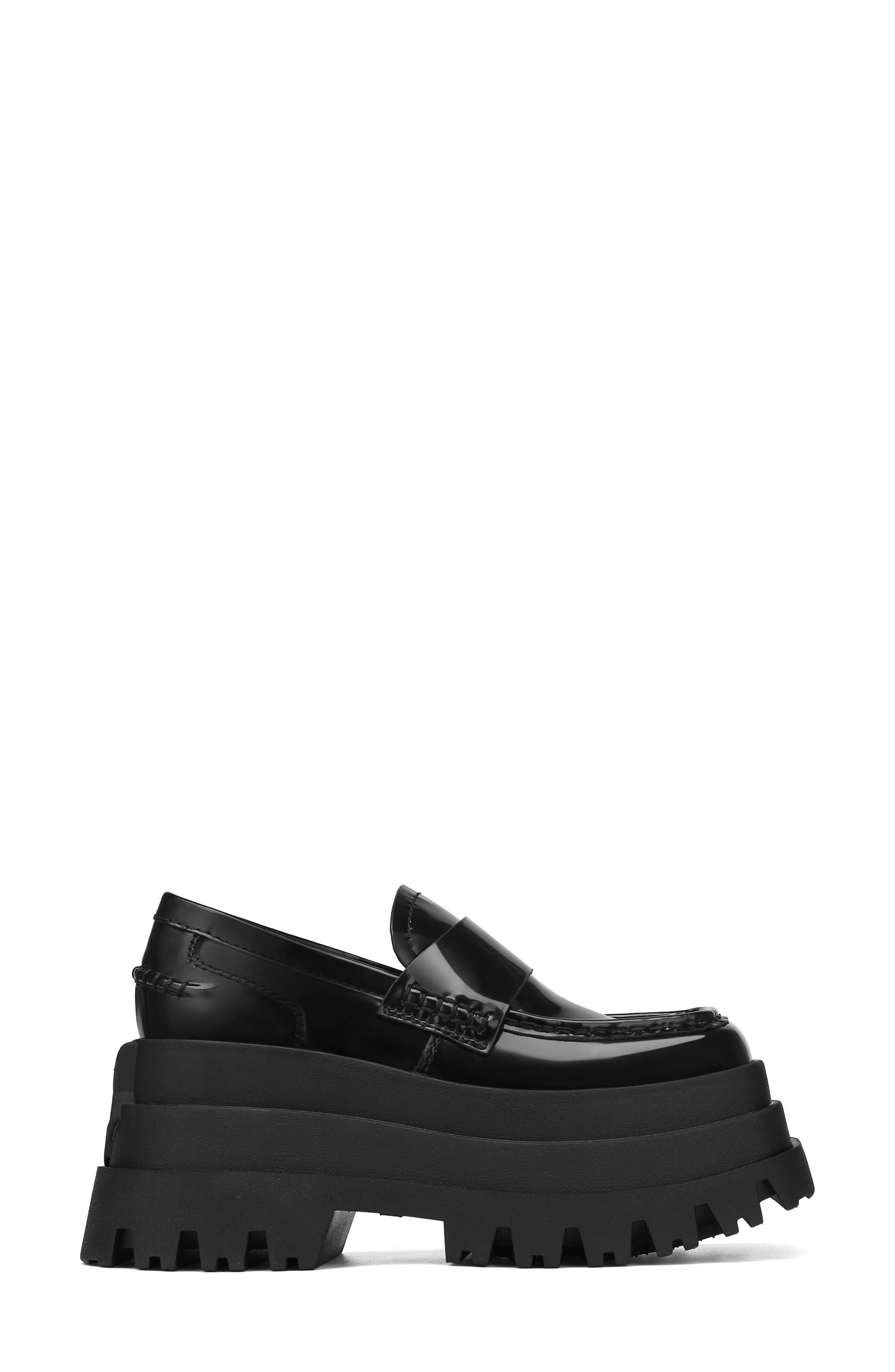Naked Wolfe Deluxe Black Box Platform Loafer, Alternate, color, 