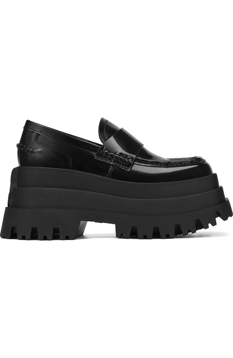 Naked Wolfe Deluxe Black Box Platform Loafer, Alternate, color,
