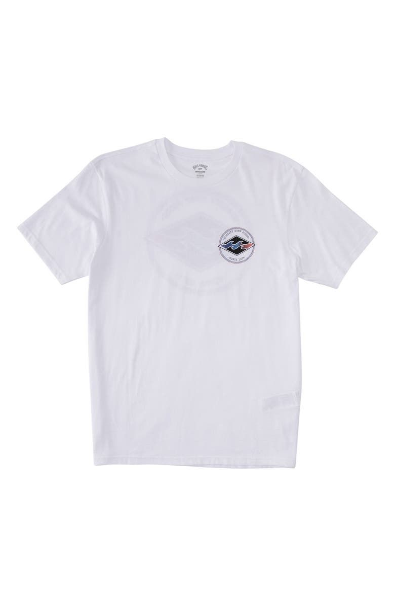 Billabong Kids' Rotor Diamond Cotton Graphic T-Shirt, Main, color, 