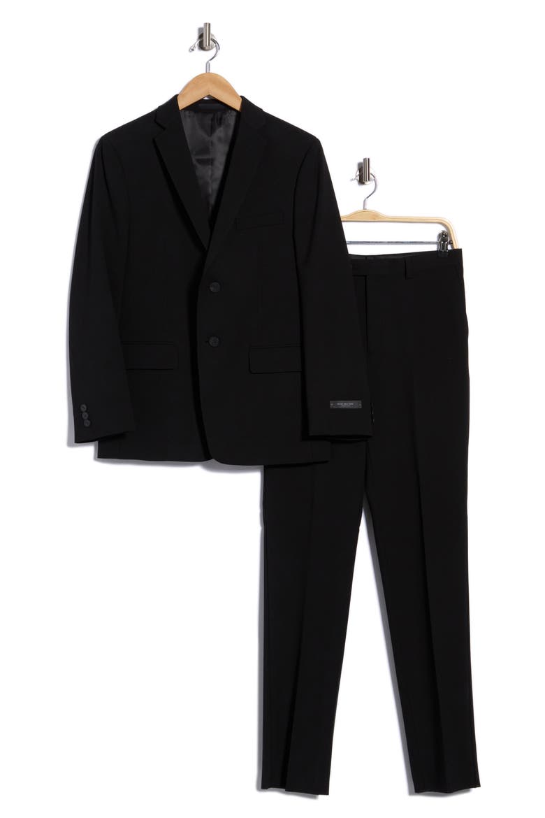 Kids' Sport Coat & Pants Set, Main, color, BLACK