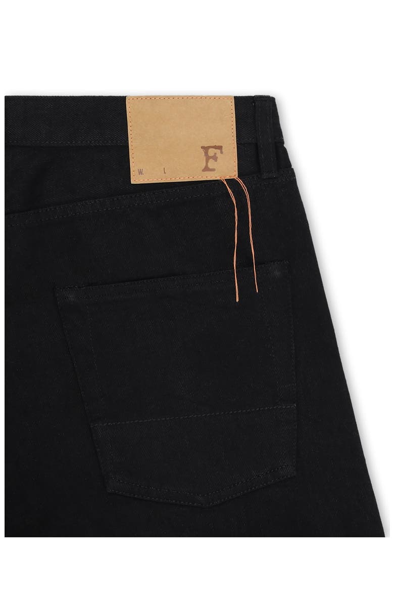 356 Jaky Japan Selvedge 5-Pocket Regular Fit Black Denim, Alternate, color, D900