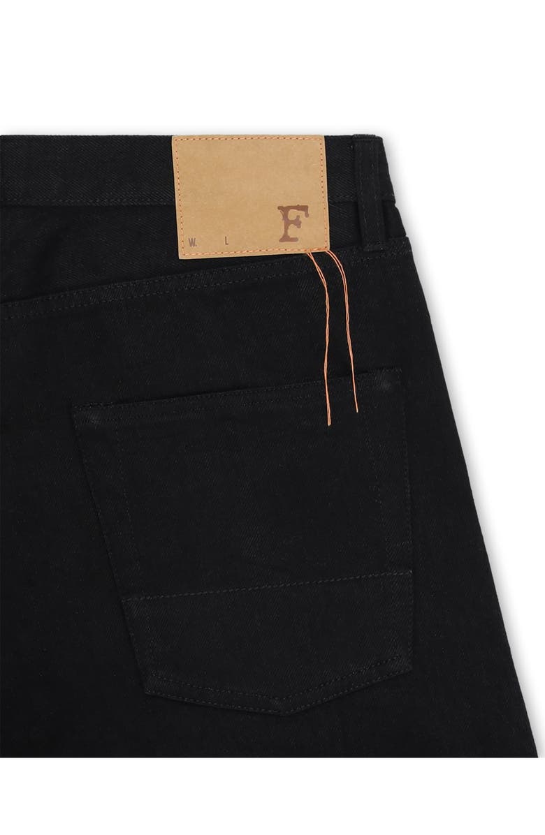 Fortela 356 Jaky Japan Selvedge 5-Pocket Regular Fit Black Denim, Alternate, color, D900