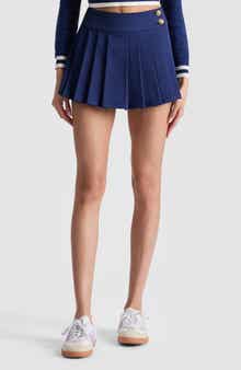 Alice + Olivia Noah Pleated Miniskirt