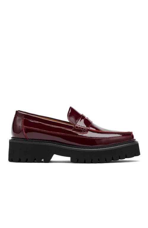 MARC NOLAN MARC NOLAN MS. ADLER LEATHER LUG PENNY LOAFERS 