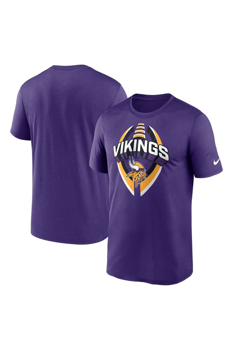 Men's Nike Purple Minnesota Vikings Legend Icon Performance T-Shirt, Main, color, Purple