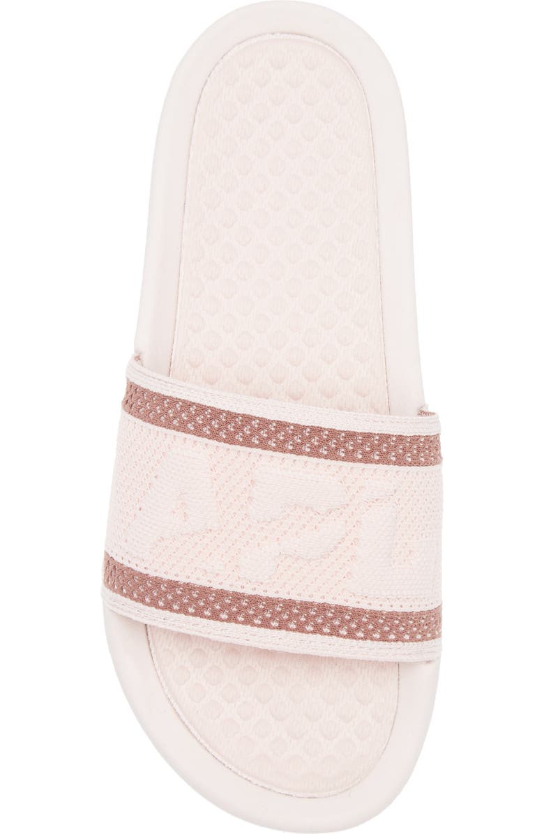 APL Big Logo TechLoom Knit Sport Slide, Alternate, color, Chalk / Beachwood