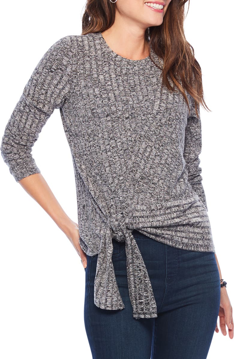 NIC+ZOE Champion Rib Tie Top, Main, color,