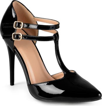 Tru Patent T-Strap Pump - Wide Width Available