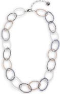 SAACHI Sampark Beaded Oval Link Necklace