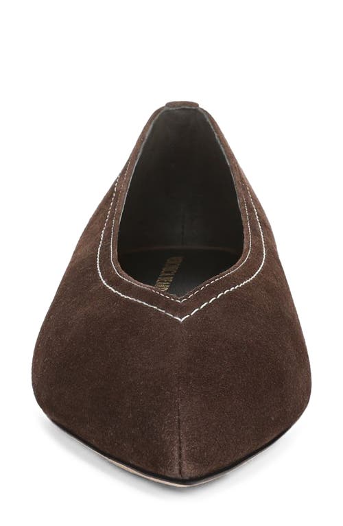 Veronica Beard Bancroft Pointed Toe Flat In Brown
