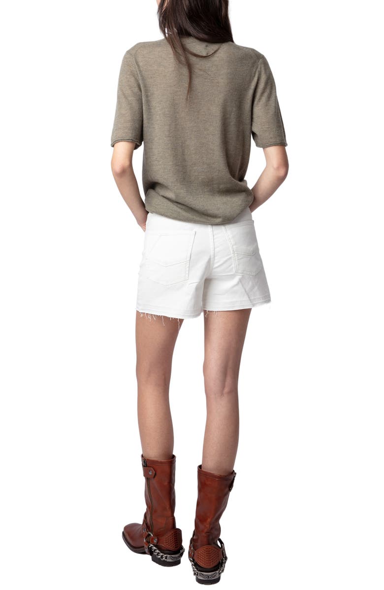 Zadig & Voltaire Ida Mon Amour Cashmere Sweater, Alternate, color, 