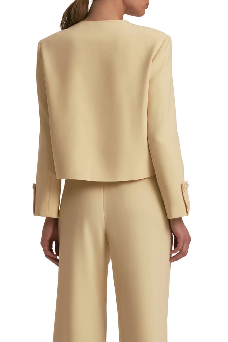 The Aurora Collarless Jacket, Alternate, color, BLONDIE