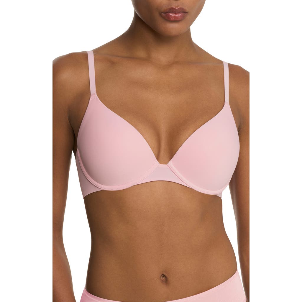 Natori Minimal Push Up Convertible Underwire Bra In Pink
