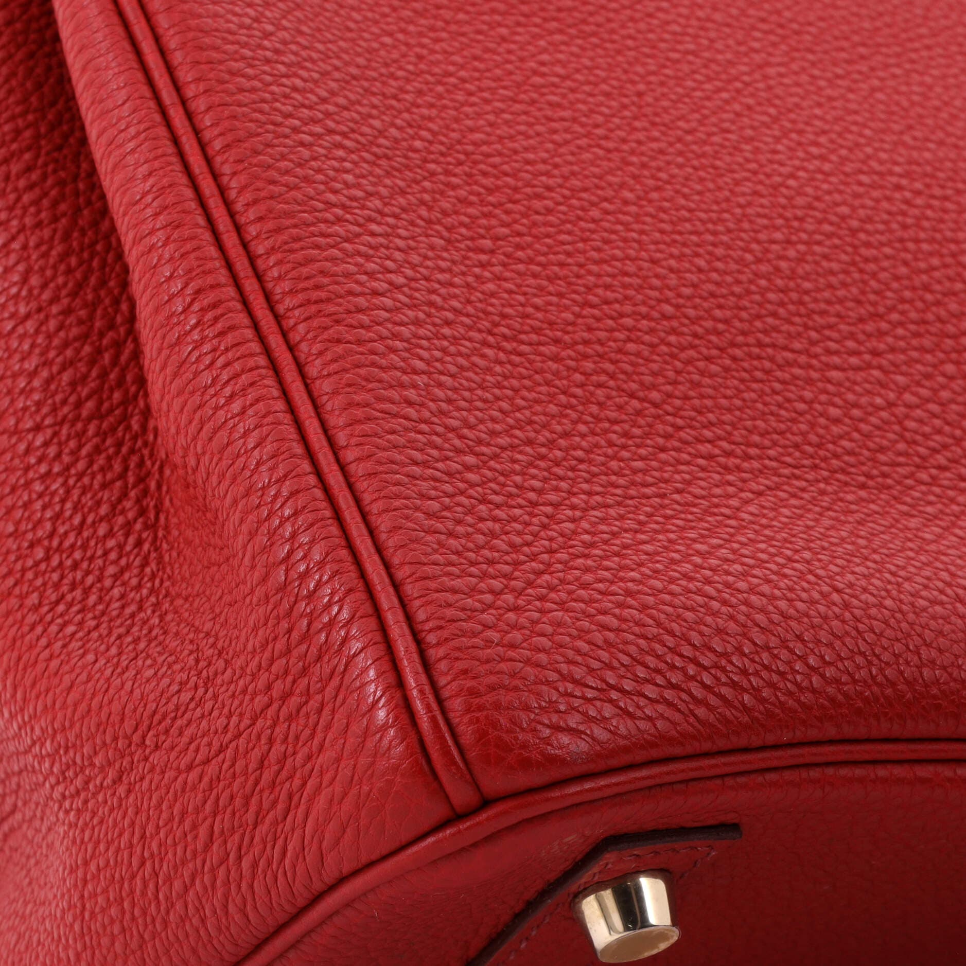 Birkin Handbag Red Togo with Gold Hardware 30, Alternate, color, Rouge Garance