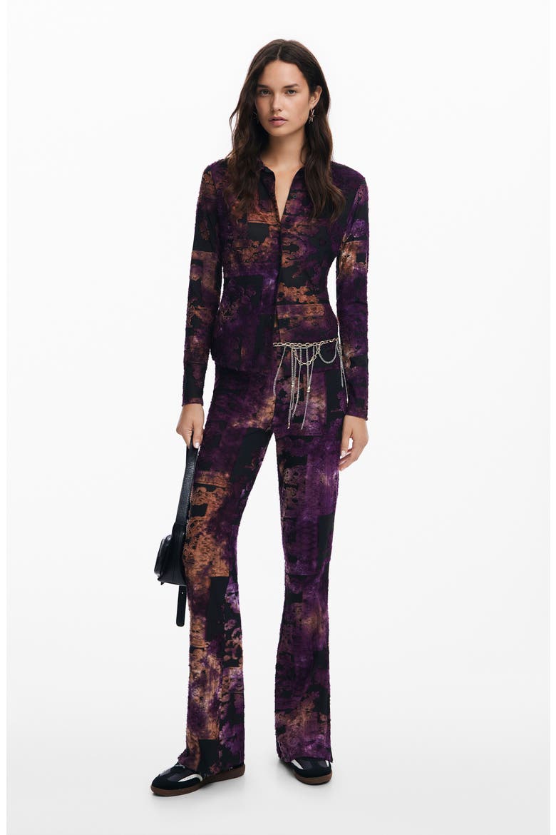 Nebula Jacquard Jacket, Alternate, color, BLACK