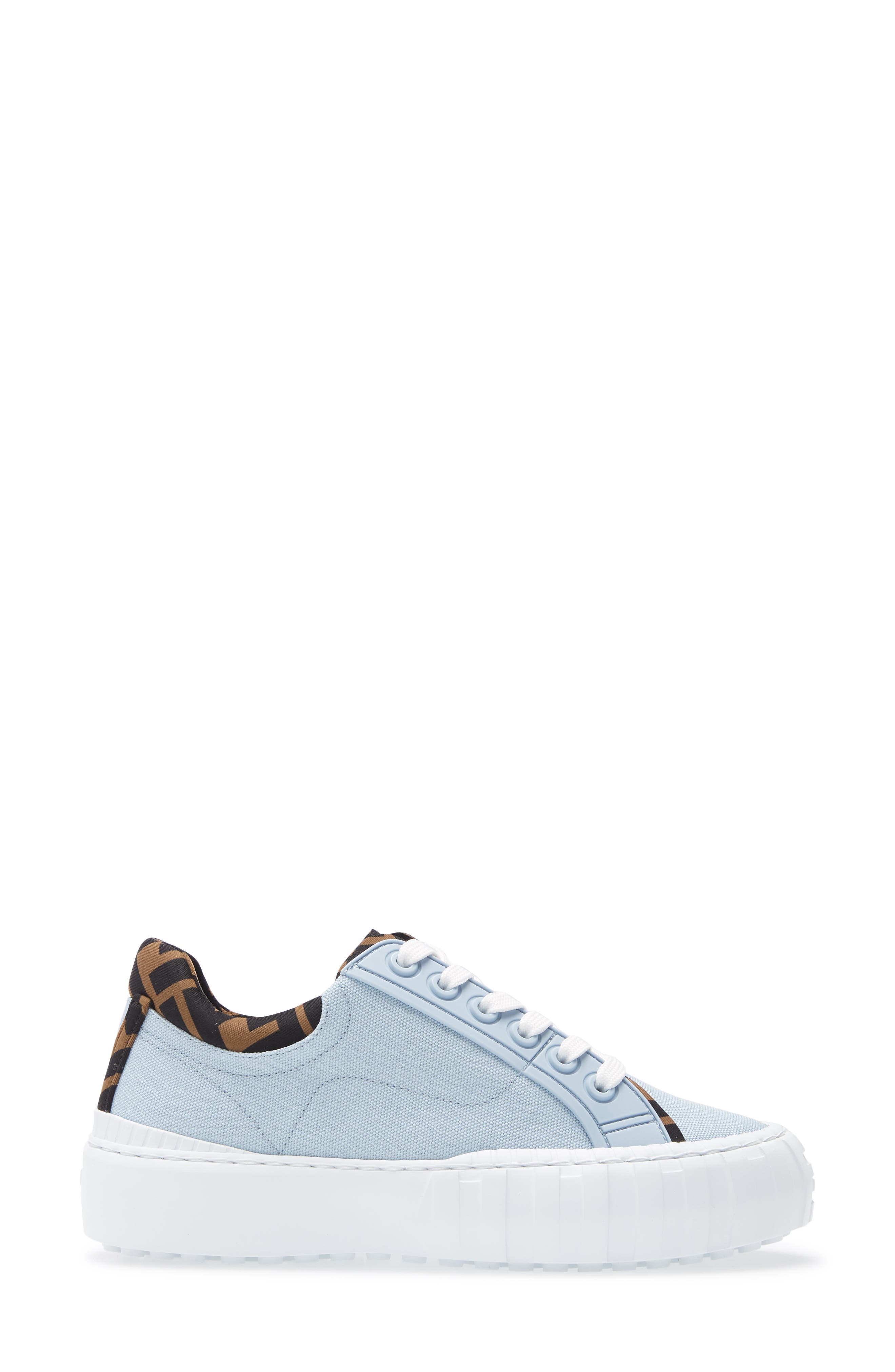 FF Logo Platform Sneaker, Alternate, color, SKY