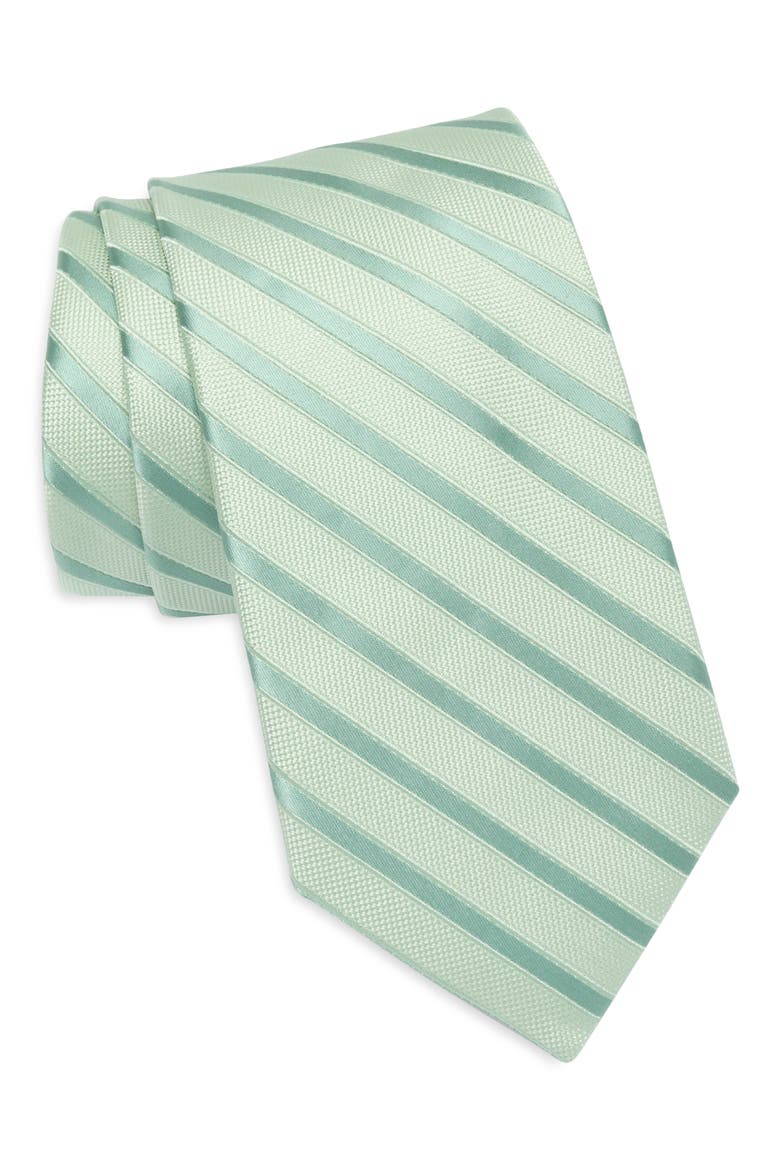 Bertaud Stripe Tie, Main, color, MINT