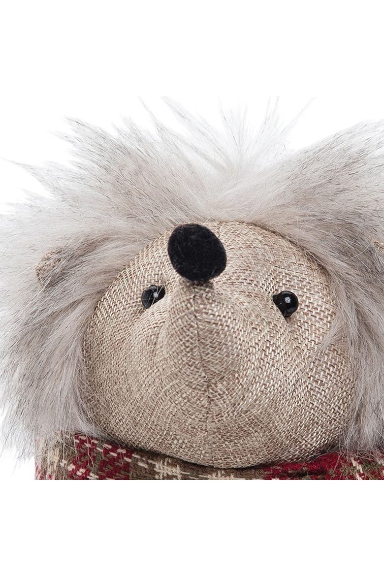 Hedgehog Decorative Figurine, Alternate, color, Brown