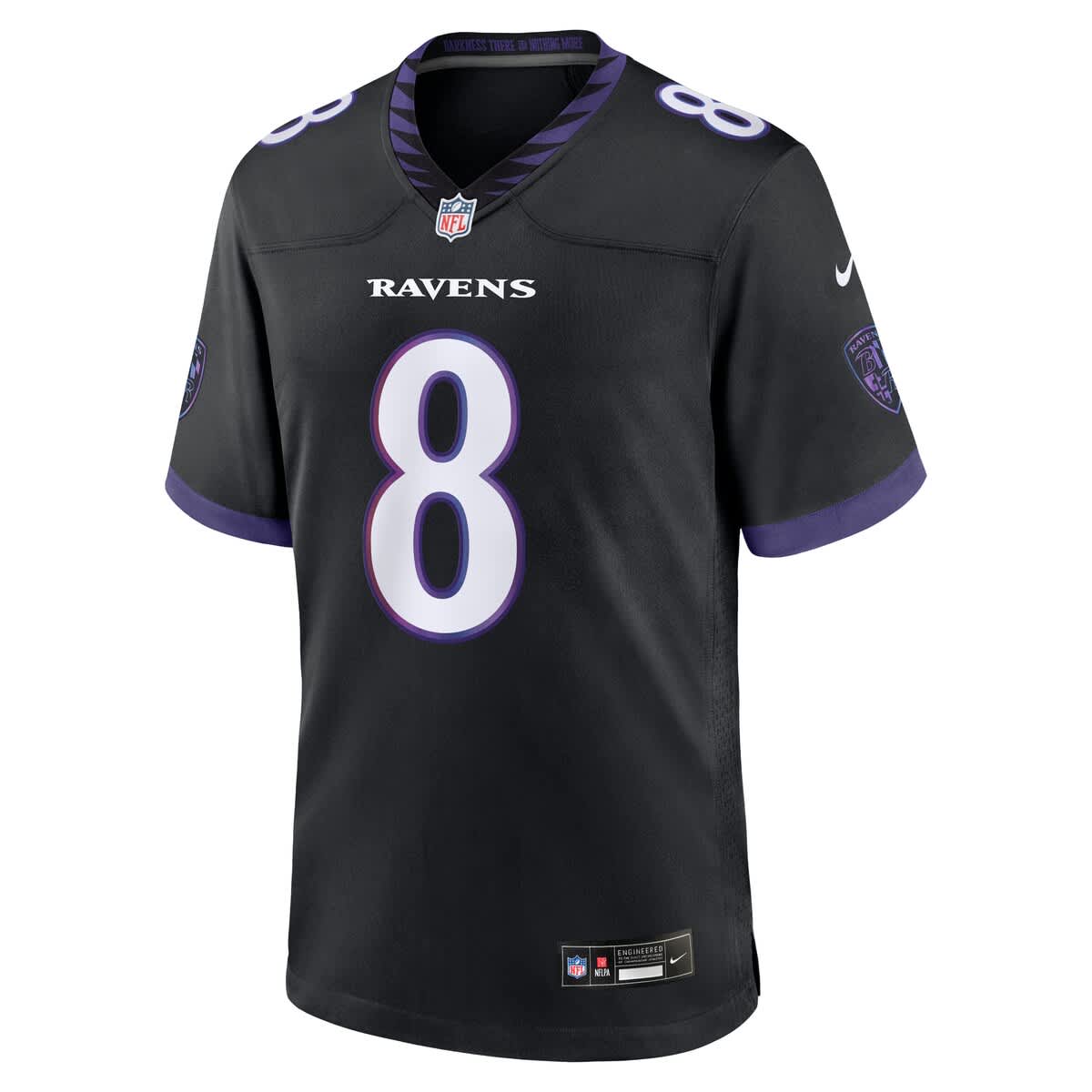 Nike Men's Nike Lamar Jackson Black Baltimore Ravens Alternate Game ...