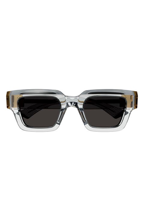 49mm Rectangular Sunglasses