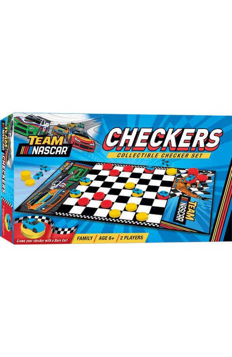 NASCAR Checkers Board Game
