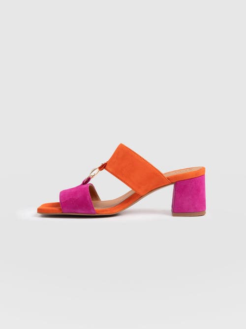 Saint + Sofia Vivienne Heeled Mules In Multi