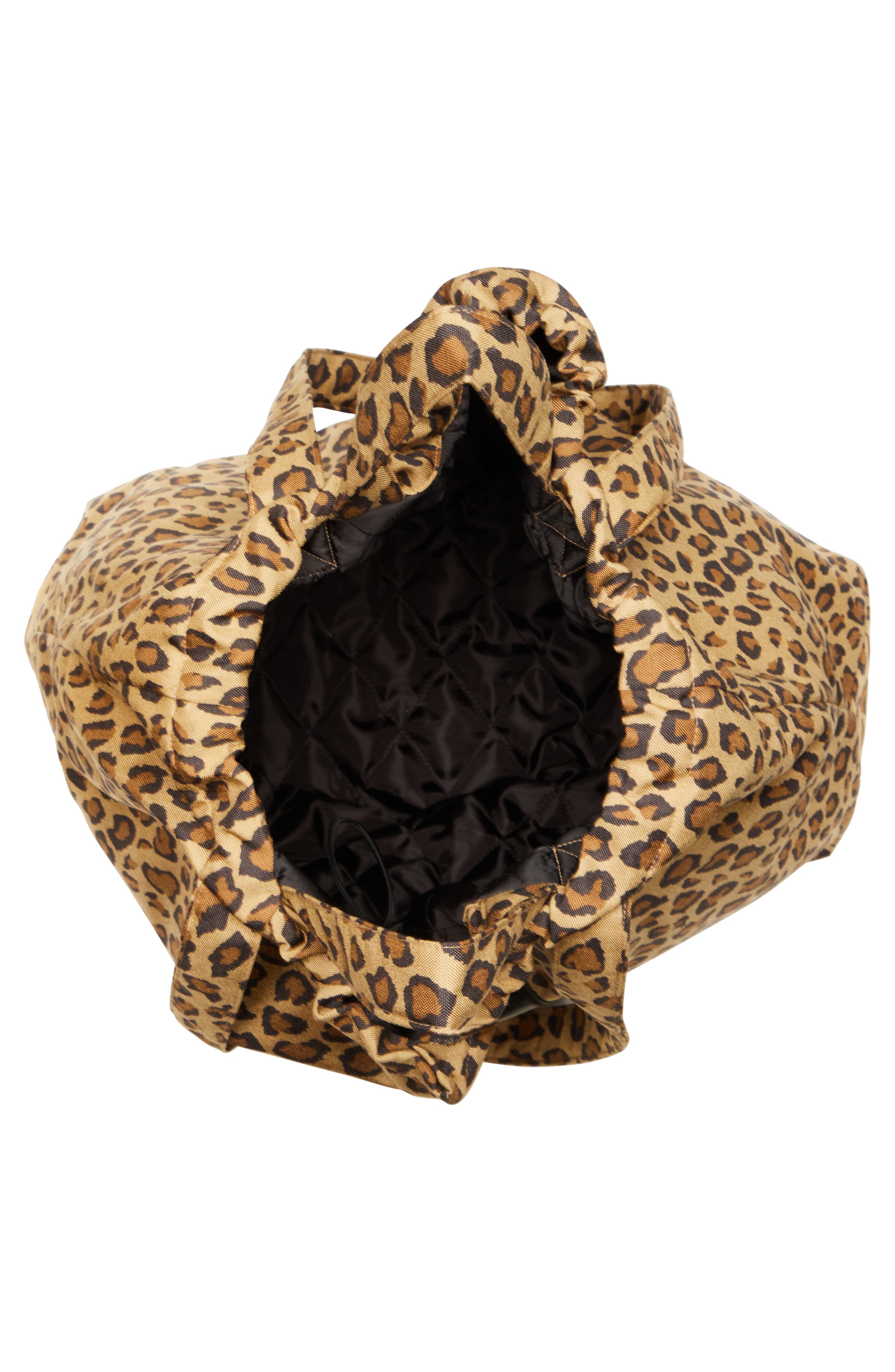 R13 Oversize Leopard Print Tote, Alternate, color, 