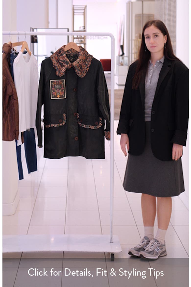 x FARM Rio Maria-Clara Waxed Jacket video