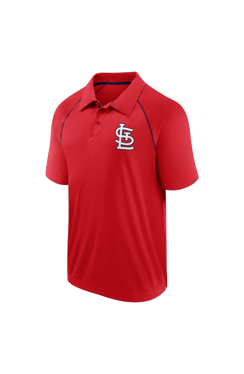 FANATICS Men's Fanatics Red St. Louis Cardinals Strong Alone Raglan Polo, Alternate, color, Red