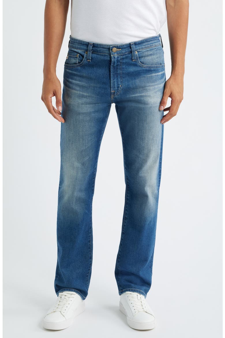 Protégé Straight Leg Jeans (Nordstrom Exclusive), Main, color, 10 YEARS DAWNRIDGE