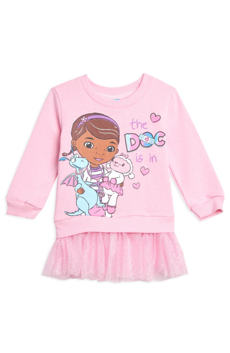 Disney Doc Mcstuffins Pullover Sweatshirt, Main, color, Pink