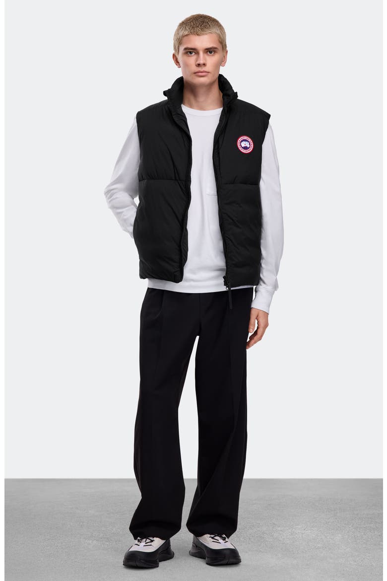 Lodge Packable 750 Fill Power Down Vest, Alternate, color, BLACK - NOIR
