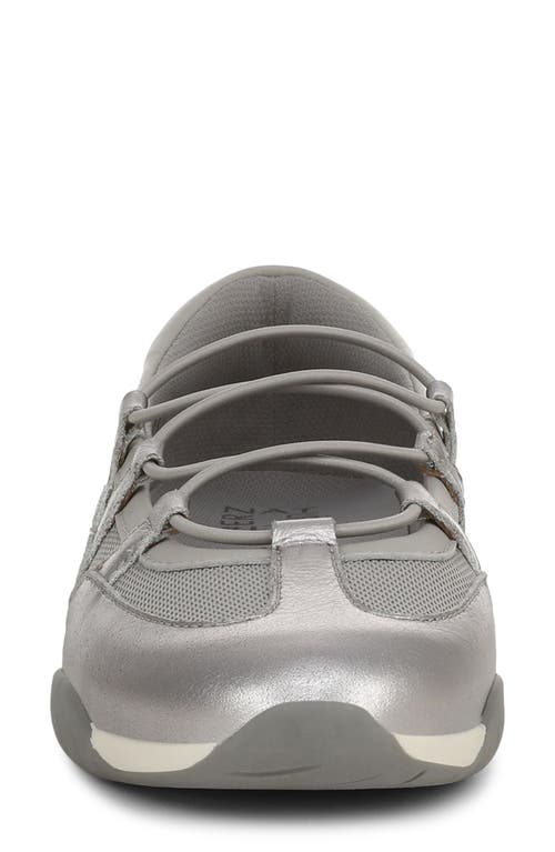 Naturalizer Tallulah Mary Jane Sneaker In Silver