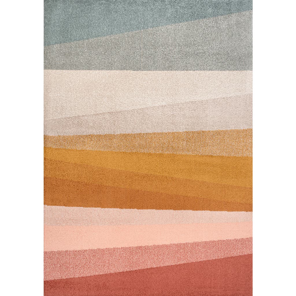 Jonathan Y Prism Geometric Striped Area Rug In Multi