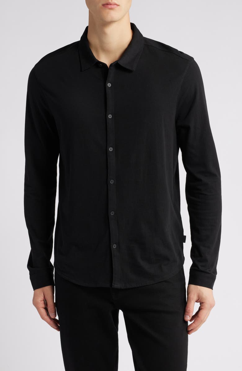 John Varvatos Levi Organic Cotton Button-Up Shirt, Main, color, 