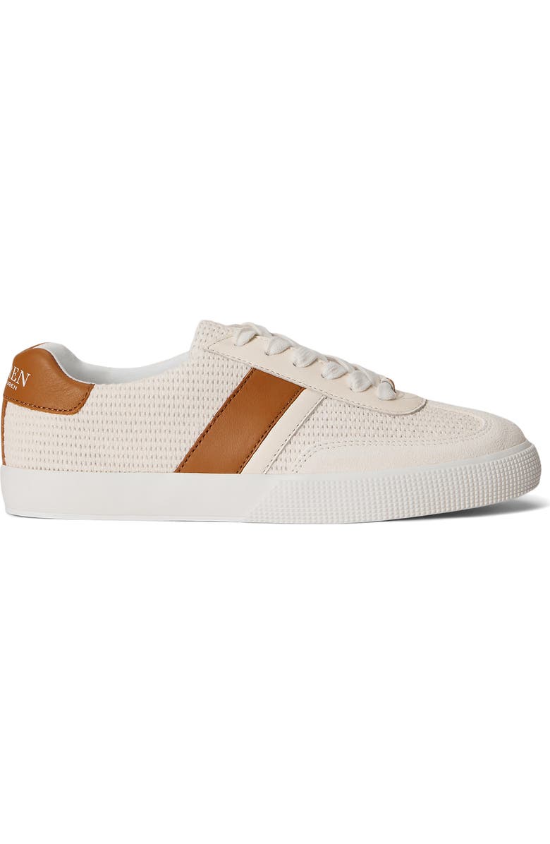 Ralph Lauren Braylee Sneaker, Alternate, color, Cream/ Caramel