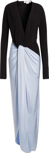 パーティードレス Victoria Beckham Long Sleeve Knot Detail Jersey Gown Victoria Beckham Long Sleeve Knot Detail Jersey Gown | Shopbop