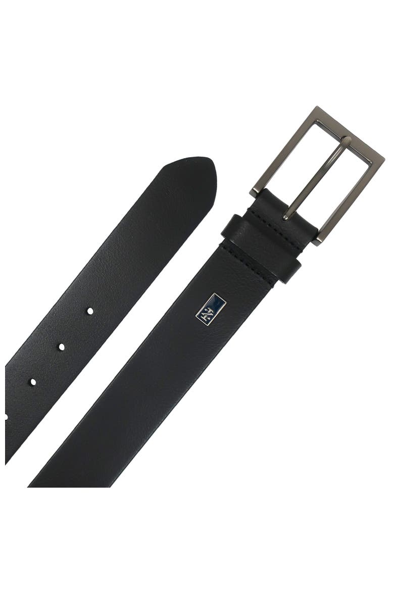 Mens Leather Jean Belt, Alternate, color, Black