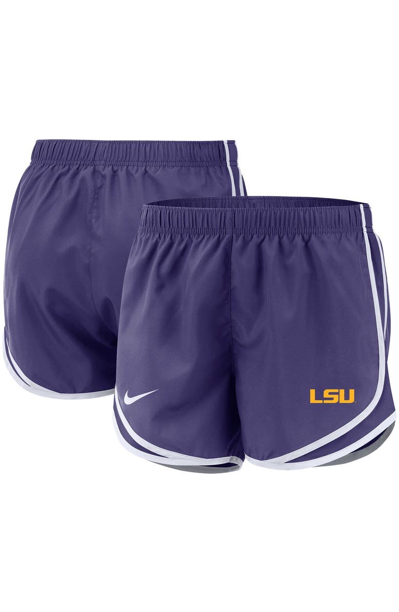 Nike Women's Nike Purple LSU Tigers Team Tempo Performance Shorts, Main, color, 