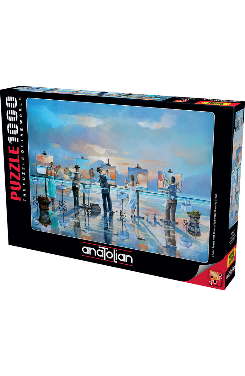 Anatolian Painting Up a Storm 1000 piece Jigsaw Puzzle for Adults, Main, color, Multicolor