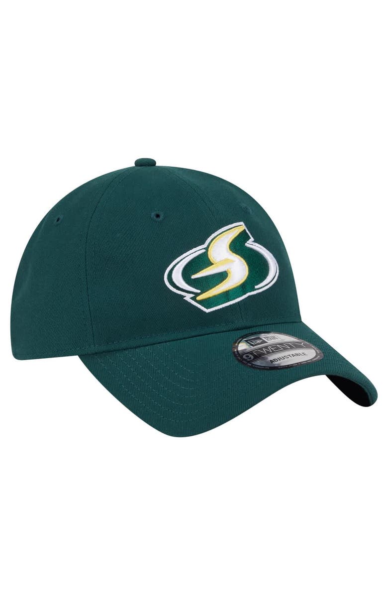 New Era Unisex New Era Green Seattle Storm Core Alt Logo 9TWENTY Adjustable Hat, Alternate, color, Green