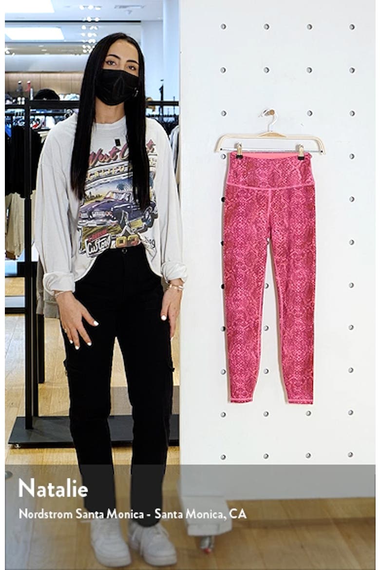 Snakeskin Print High Waist Leggings video