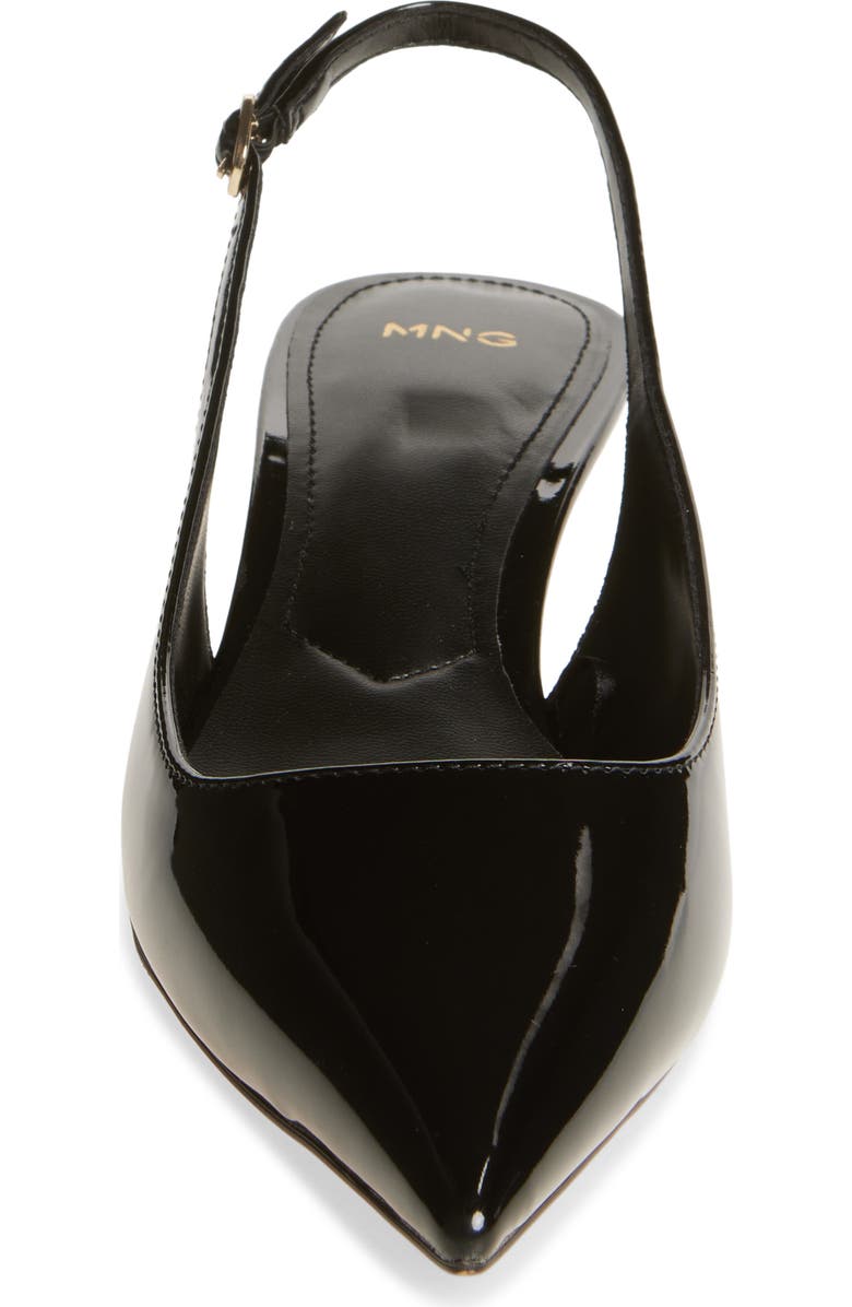 MANGO Mona Slingback Pump, Alternate, color, Black