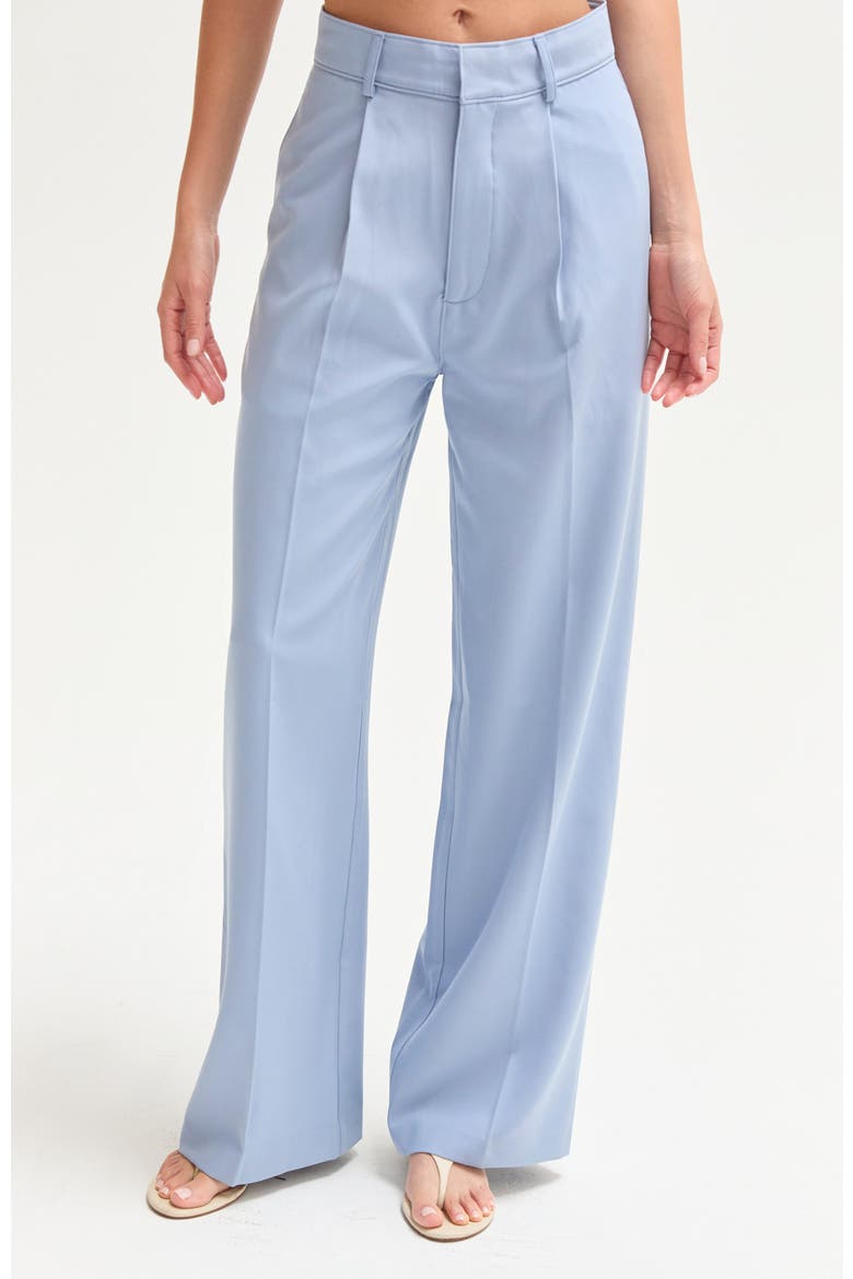 Wide Leg Trousers, Main, color, Blue