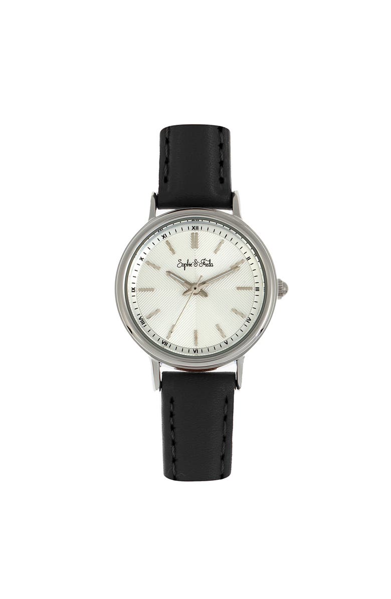 Sophie and Freda Sophie & Freda Berlin Leather-Band Watch, Main, color, 